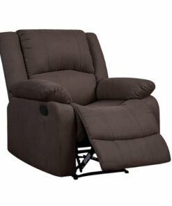 Relax A Lounger - Parkland Microfiber Recliner in - Chocolate