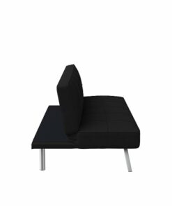Serta - Cali Convertible Sofa in - Black