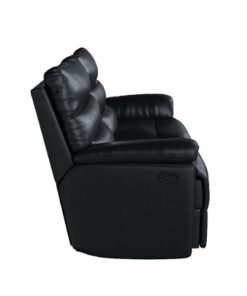 Relax A Lounger - Brianna 2-piece Loveseat - Black