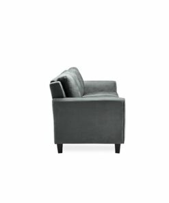 Lifestyle Solutions - Hamburg Rolled Arm Sofa - Dark Grey