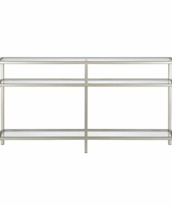 Camden&Wells - Sivil Console Table - Satin Nickel 0