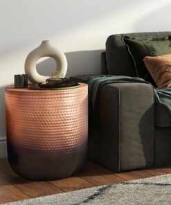 Simpli Home - Nova Metal Side Table - Copper Ombre