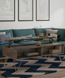 Simpli Home - Hunter Lift Top Coffee Table - Ebony