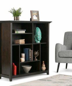 Simpli Home - Amherst Multi Cube Bookcase and Storage Unit - Hickory Brown