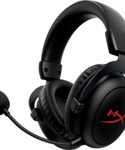 HyperX - Cloud Core Wireless DTS Headphone:X Gaming Headset for PC - Black