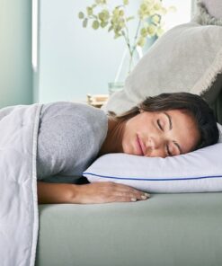 Sleep Innovations - 2-in-1 Ventilated Gel Memory Foam Standard Pillow - White