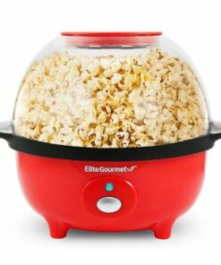 Elite Gourmet - 3Qt. Popcorn Popper - Red