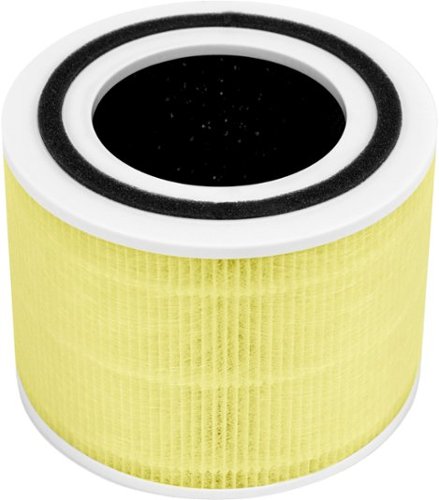 Levoit - True HEPA 3-Stage Pet Allergy Filter for VortexAir Purifier - Yellow