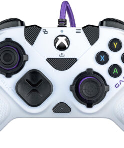 PDP - Victrix Gambit World's Fastest Licensed Xbox Controller, Elite Esports Design - Xbox One, Series X|S, Windows 10 - White & Purple