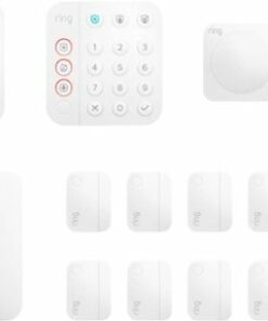 Ring - Alarm Pro Home Security Kit 14 Pieces - White