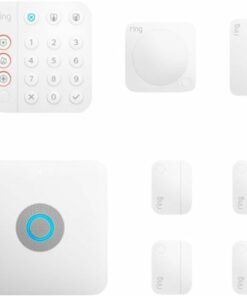 Ring - Alarm Pro Home Security Kit 8 Pieces - White