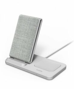 iOttie - iON 7.5/10W Wireless Duo Charging Stand & Pad for iPhone/Android - Gray