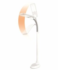 OttLite - 930 Lumen Pivoting Shade Floor Lamp