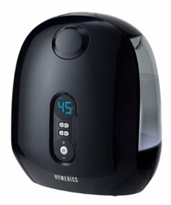 HoMedics - TotalComfort Deluxe Dual-Tank Ultrasonic Humidifier - Black