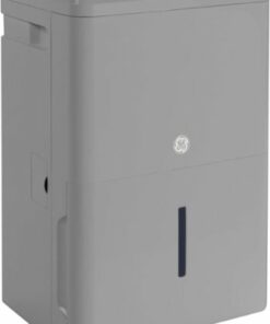 GE - 50-Pint Smart Portable Dehumidifier with WiFi and Smart Dry - Stratus Grey