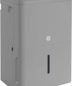 GE - 50-Pint Portable Dehumidifier with Built-in Pump and Smart Dry - Stratus Grey