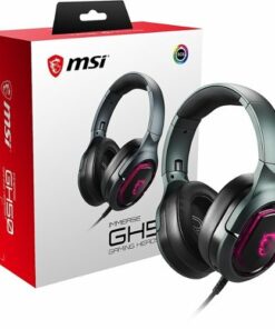 MSI - Immerse Wired Over-the-head 7.1 Gaming Headset - Black