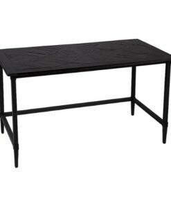 SEI Furniture - Lawrenny Reclaimed Wood Desk - Black finish