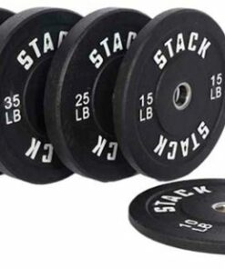 Stack Fitness - Stack Weight Plates 25LB (pair) - Black