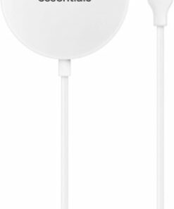 Best Buy essentials™ - Magnetic 7.5W Wireless Charger for iPhone 13 and 14 MagSafe Compatible Devices - White