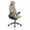 Steelcase - Gesture Wrapped Back Office Chair with Headrest - Oatmeal 0