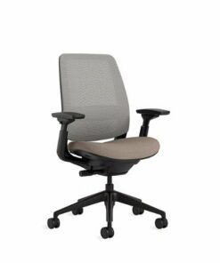 Steelcase - Series 2 3D Airback Chair with Black Frame - Truffle/Nickel 1