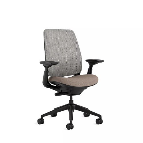 Steelcase - Series 2 3D Airback Chair with Black Frame - Truffle/Nickel 1