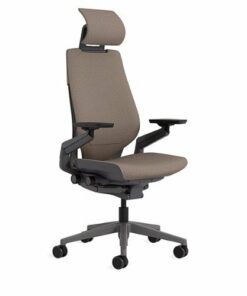 Steelcase - Gesture Wrapped Back Office Chair with Headrest - Truffle 0