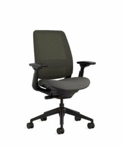 Steelcase - Series 2 3D Airback Chair with Black Frame - Night Owl/Graphite 1