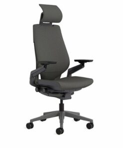 Steelcase - Gesture Wrapped Back Office Chair with Headrest - Night Owl 1