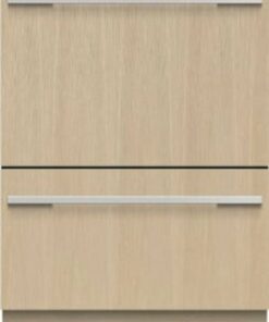 Fisher & Paykel - 24" Top Control Built-in Stainless Steel Tub Dishwasher with Integrated Double DishDrawer 44dBA - Custom Panel Ready