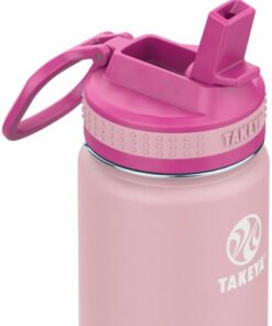 Takeya - Actives Kids 14oz Straw Bottle - Blush/Super Pink