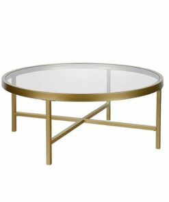 Camden&Wells - Xivil Round Coffee Table - Brass