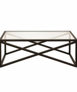 Camden&Wells - Calix 46" Coffee Table - Blackened Bronze