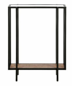 Camden&Wells - Vireo Console Table - Blackened Bronze/Rustic Oak