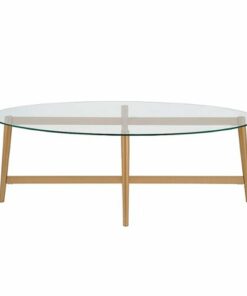 Camden&Wells - Olson Oval Coffee Table - Brass