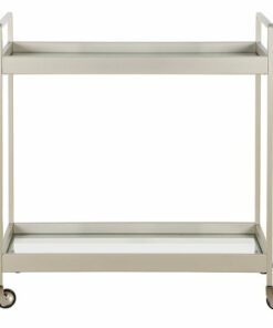 Camden&Wells - Cooper Bar Cart - Satin Nickel