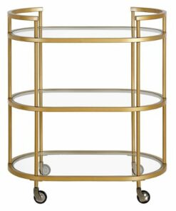 Camden&Wells - Leif Bar Cart - Brass