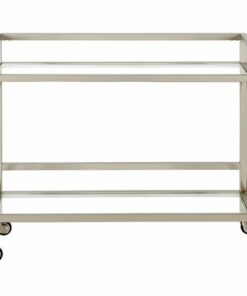 Camden&Wells - Holly Bar Cart - Satin Nickel