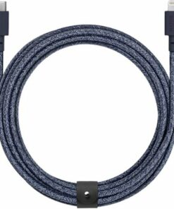 Native Union - BELT CABLE 10 Foot Fast Charging USB-C TO LIGHTNING - Indigo