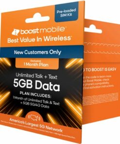 Boost Mobile - 1 Month 5GB Plan SIM Card Kit