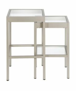 Camden&Wells - Alexis Nested Side Table Set - Nickel