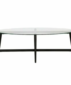 Camden&Wells - Olson Oval Coffee Table - Blackened Bronze