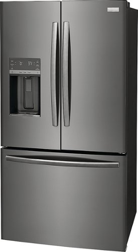 Frigidaire - Gallery 27.8 Cu. Ft. French Door Refrigerator - Black Stainless Steel