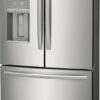Frigidaire - Gallery 22.6 Cu. Ft. Counter-Depth French Door Refrigerator - Stainless steel