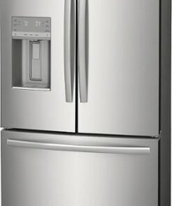Frigidaire - Gallery 22.6 Cu. Ft. Counter-Depth French Door Refrigerator - Stainless steel