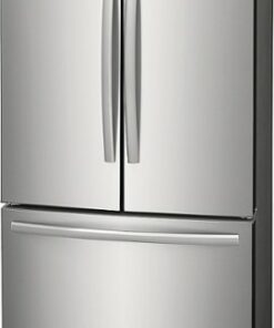 Frigidaire - Gallery 23.3 Cu. Ft. Counter-Depth French Door Refrigerator - Stainless steel