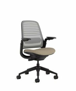 Steelcase - Series 1 Chair with Black Frame - Oatmeal 0