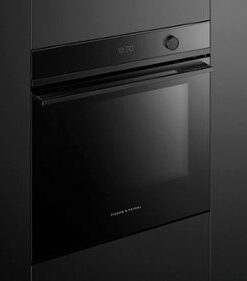 Fisher & Paykel - Contemporary 24" Single Electric Built-in Wall Oven with Steam and Touch Display - Black 1