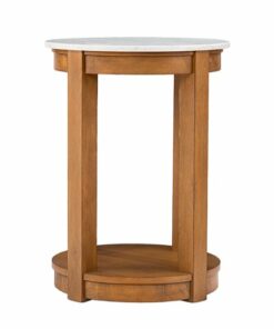 SEI Furniture - Chandlen Round End Table